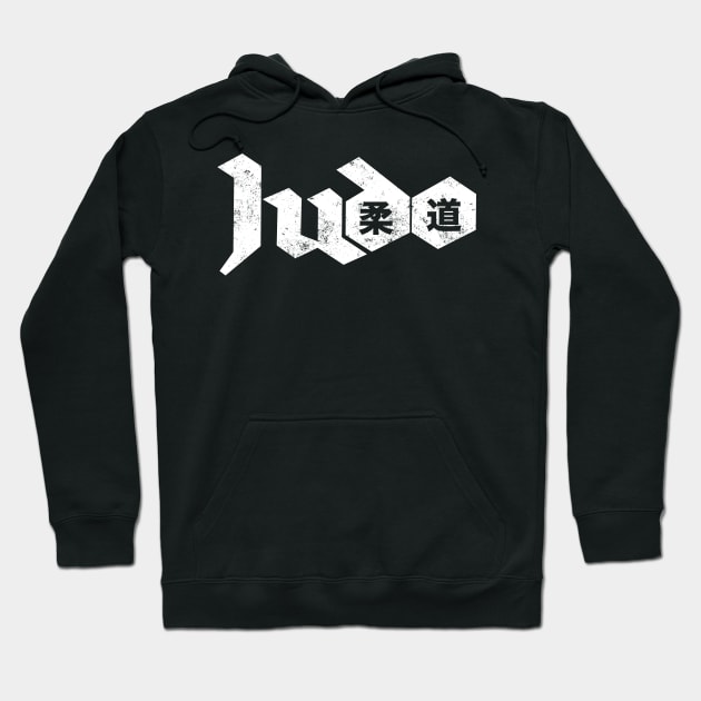 Judo Typography Hoodie by Black Tee Inc